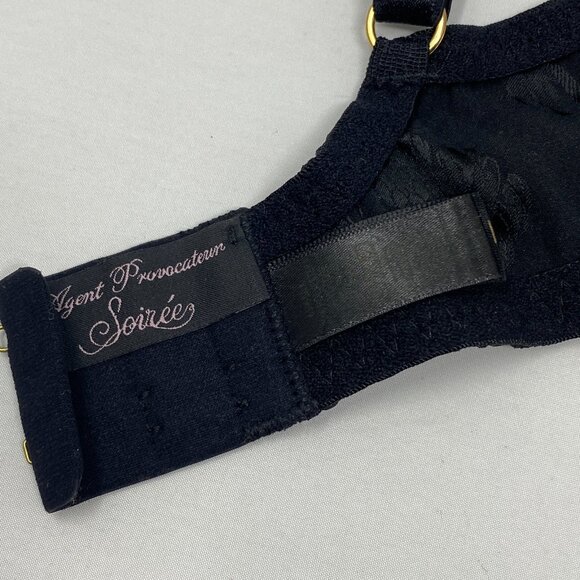 Agent Provocateur Harriette Soiree Black Bra 34C - Picture 7 of 8